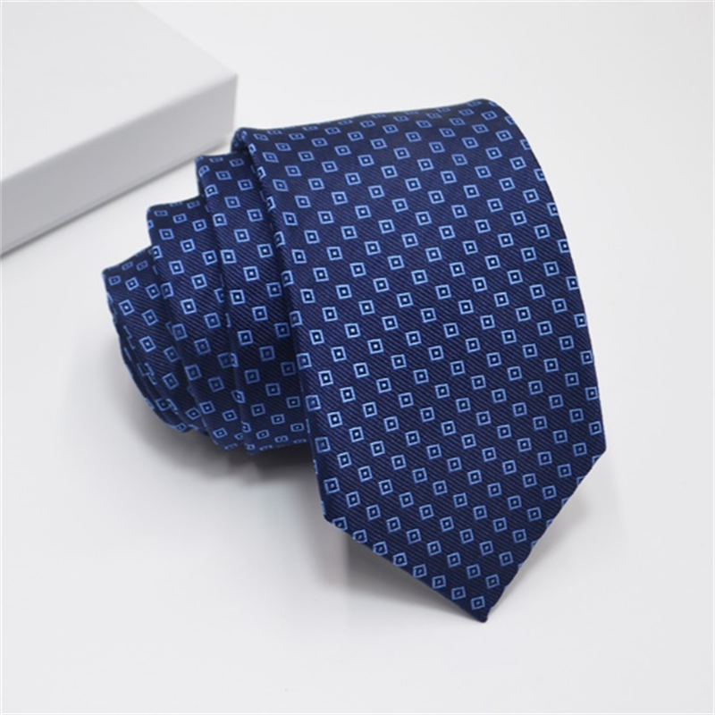 wholesale Mulberry silk blue navy blue formal 8cm necktie high-grade business handmade ties men's 100% silk tie