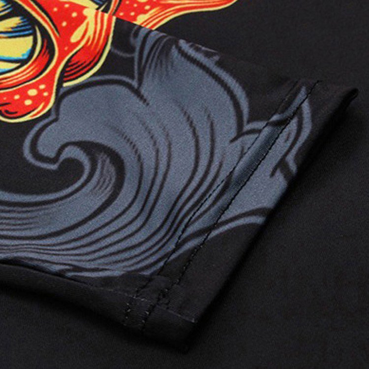 Compression Gym Shirts Surfing Long Sleeve Custom Logo UV BJJ Spandex Rashguard MMA Sublimated Mens Rash Guard DHL FEDEX OEM