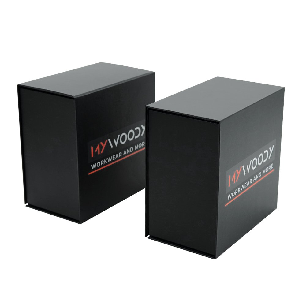 Custom Logo Black Hard Cardboard Baseball Cap Hat Snapcap Paper Box Paper Packaging For Snapcap Foldable Gift Boxes