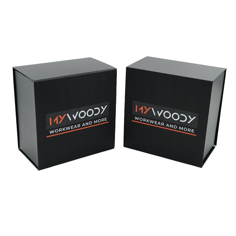 Custom Logo Black Hard Cardboard Baseball Cap Hat Snapcap Paper Box Paper Packaging For Snapcap Foldable Gift Boxes
