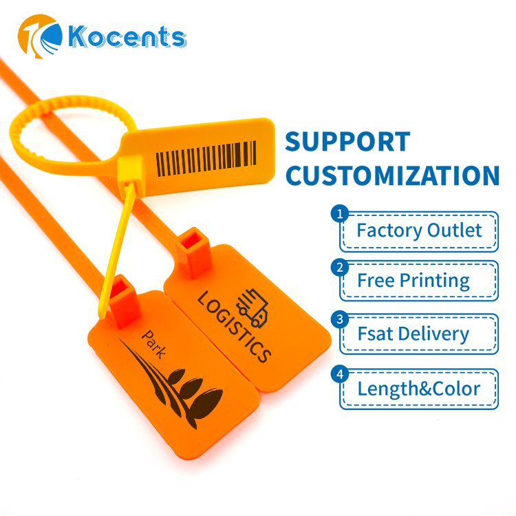 Kocents PTS-019 Wholesale Adjustable Security Hang Tag Plastic Lock Seal