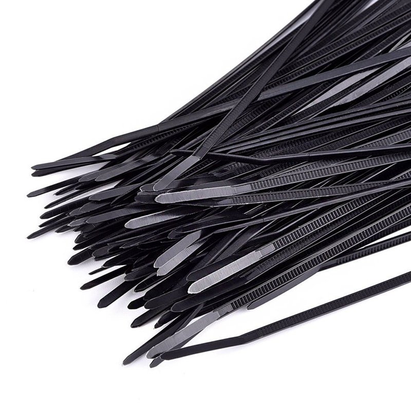 Extra Long 4.8mmx350m Black Plastic Cable Ties Zip Ties for Efficient Organization