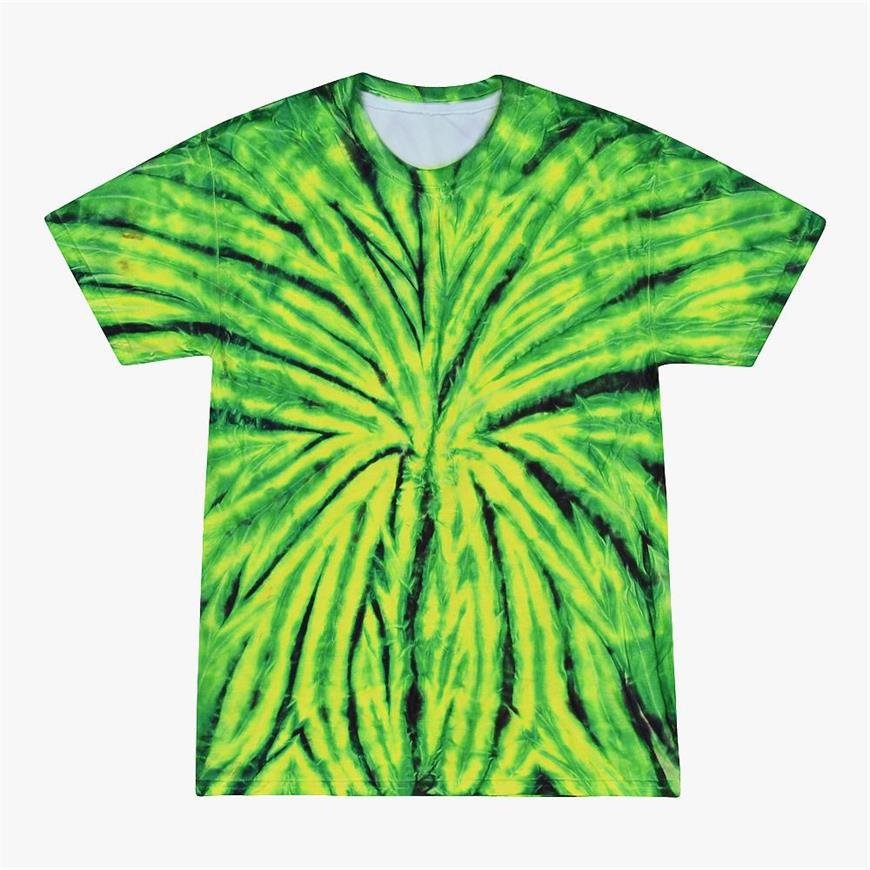 Oem tie dye100 polyester t shirts wholesale cheap summer soft thin comfortable t shirt new design mens shirts