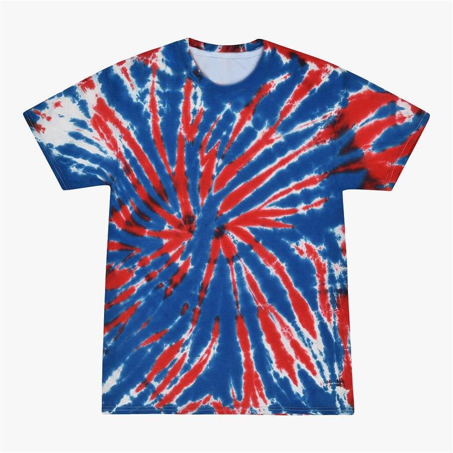 Oem tie dye100 polyester t shirts wholesale cheap summer soft thin comfortable t shirt new design mens shirts