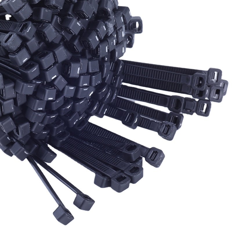 Pa66 Plastic Cable Ties Strap 100mm 200mm 250mm 300mm 350mm 380mm 400mm Custom Heavy Duty Self-Locking Nylon Cable Zip Ties