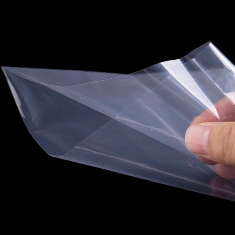 Pe Transparent Plastic Flat Open Poly Bag Plastic Flat Bottom Bag For Sandwich Storage packaging