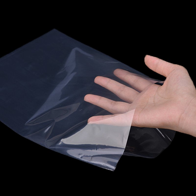 Pe Transparent Plastic Flat Open Poly Bag Plastic Flat Bottom Bag For Sandwich Storage packaging
