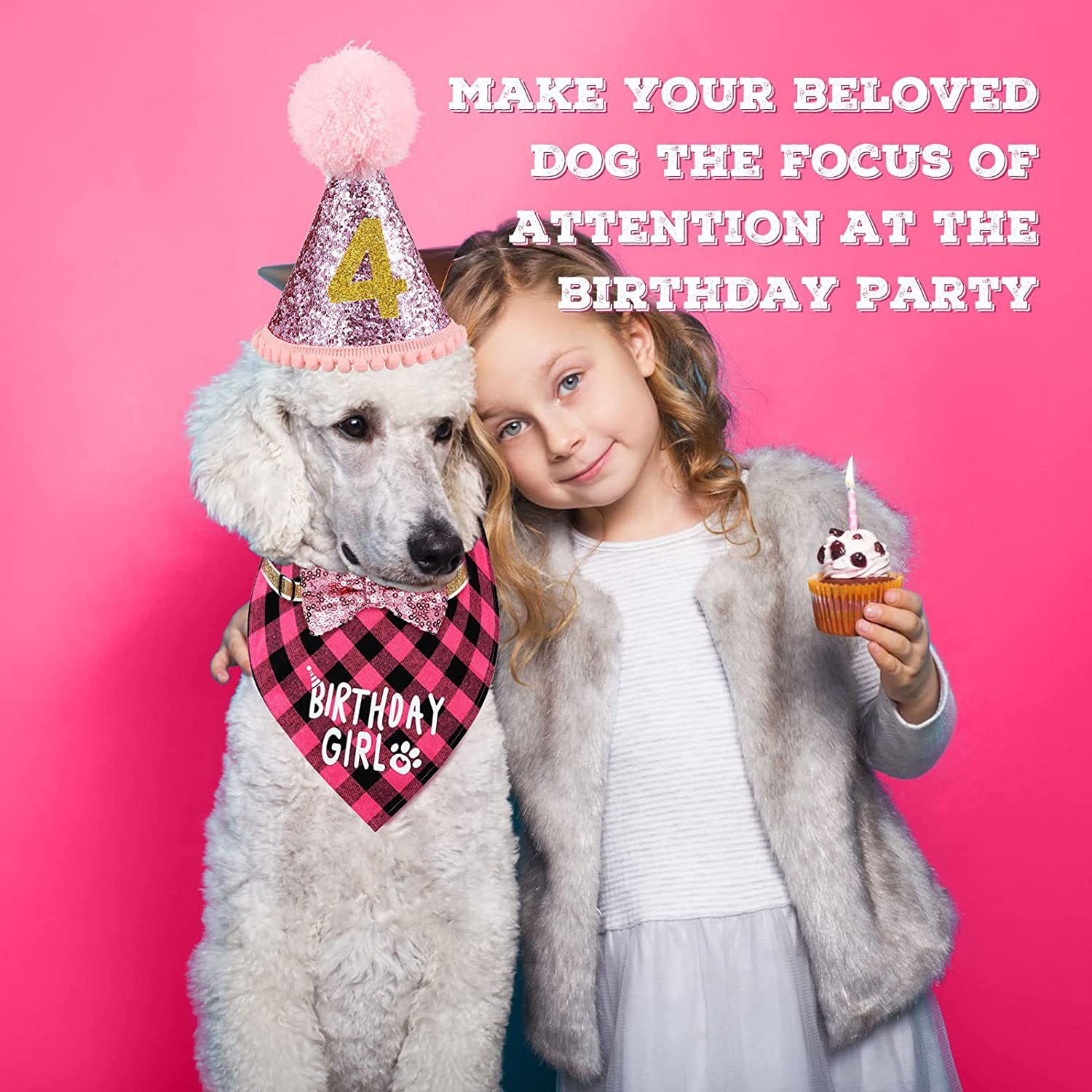 New Pet Birthday Party Supplies Banner Pull Flag Birthday Hat Dog Paw Balloons Saliva Bow Tie Pet Dog Birthday Party Accessories