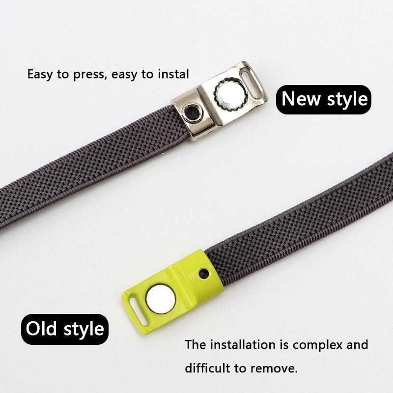 Kids Adult Sneakers Magnetic Buckle Lazy Lace New Upgrade Screw Magnetic buckle Shoelaces Elastic No Tie Flat Shoelace