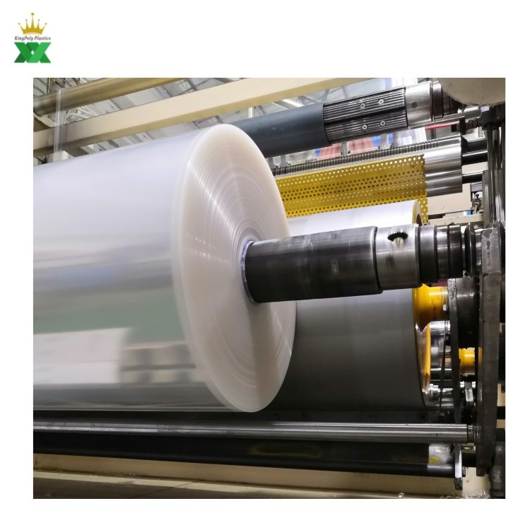 Big rolls automatic wrap Jumbo Roll Pe Wrap Film Pre-stretch Lldpe Transparent Micron Plastic Wrapping Machine Packaging Packing