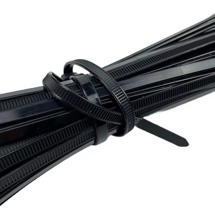 High Quality Manufacturers Custom Zip Ties Nylon Cable Tie Multi-Purpose UV Resistant Black Cable Tie 5*100mm