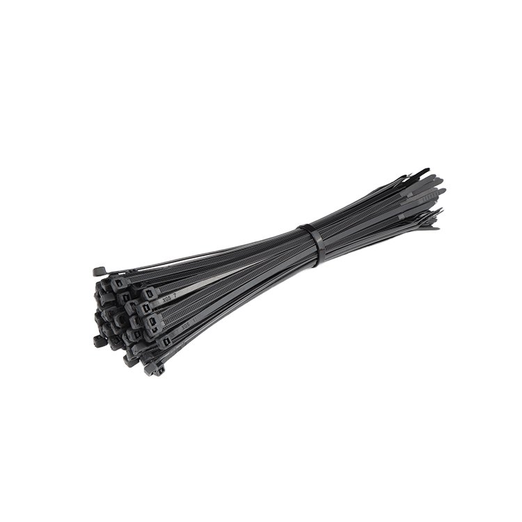 High Quality Manufacturers Custom Zip Ties Nylon Cable Tie Multi-Purpose UV Resistant Black Cable Tie 5*100mm