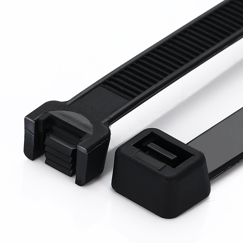 High Quality Manufacturers Custom Zip Ties Nylon Cable Tie Multi-Purpose UV Resistant Black Cable Tie 5*100mm
