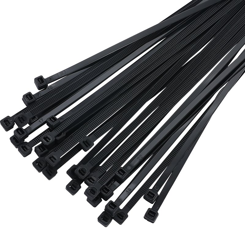 High Quality Manufacturers Custom Zip Ties Nylon Cable Tie Multi-Purpose UV Resistant Black Cable Tie 5*100mm