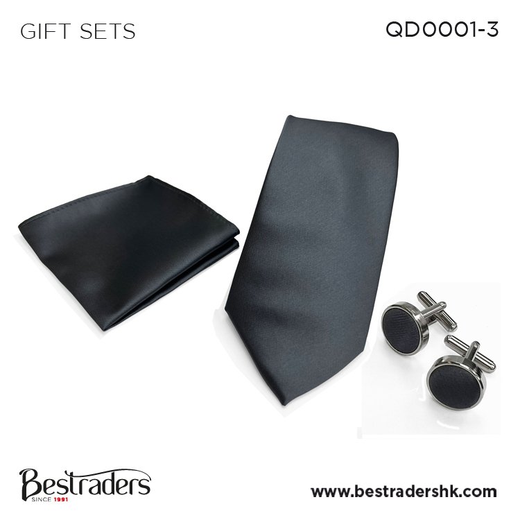 Hot Selling Formal Wear Micro Woven Polyester Tie Handkerchief Cufflinks Gift Box or Set for Men's at Bulk Price