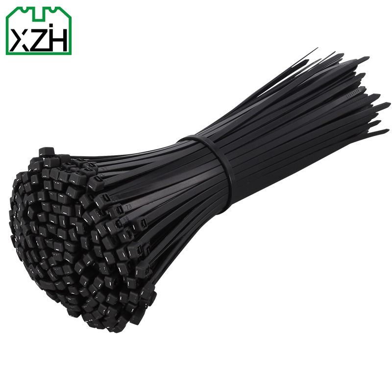 3.6*200/100pcs Factory Directly Supply High Quality Plastic Nylon Self-locking Cable Zip Ties