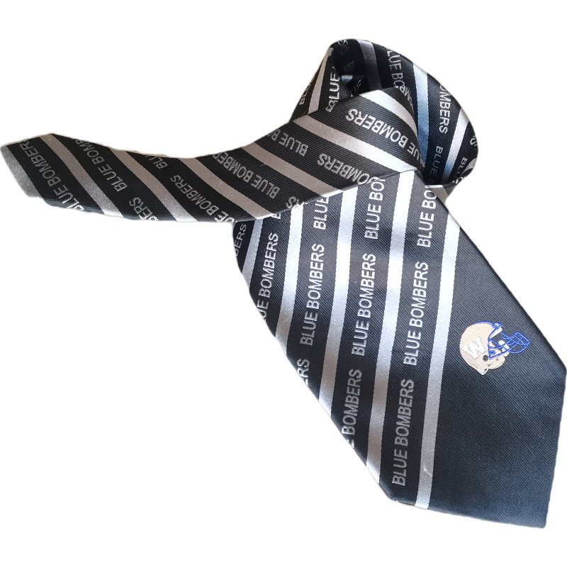 Customized Logo Microfiber Polyester Man Necktie