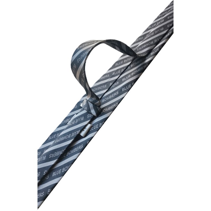 Customized Logo Microfiber Polyester Man Necktie