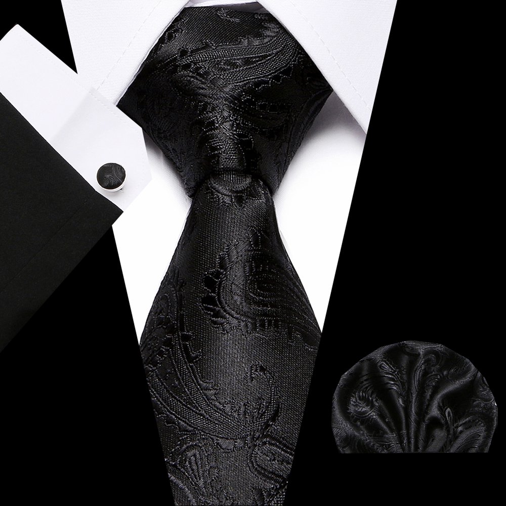 Classic 7.5cm Width Paisley Ties Cravata Luxury Men's Silk Ties For Men Suit Business Wedding Necktie