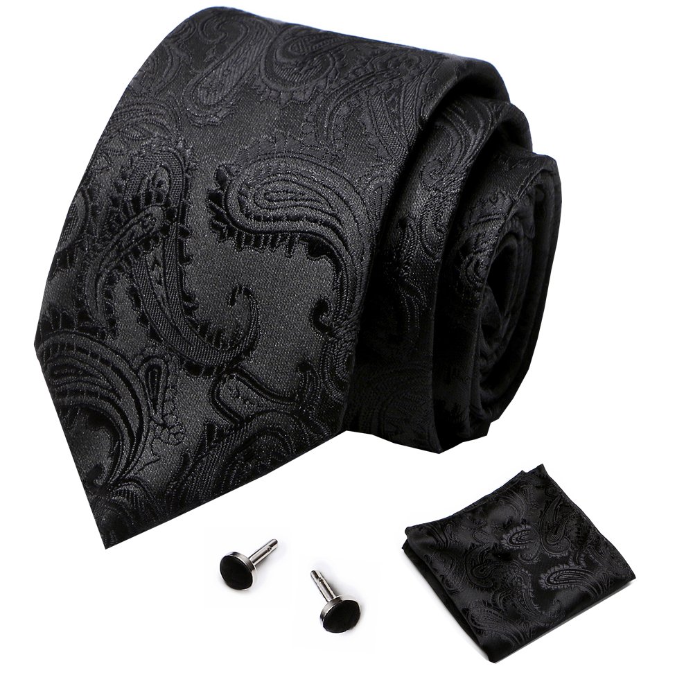 Classic 7.5cm Width Paisley Ties Cravata Luxury Men's Silk Ties For Men Suit Business Wedding Necktie
