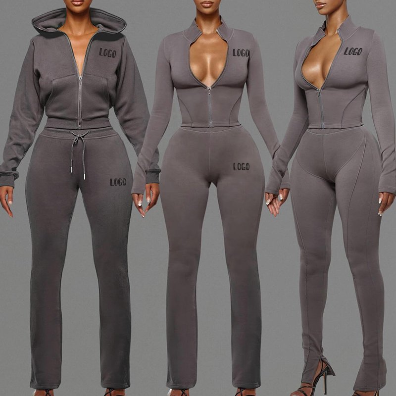 Huili Manufacturer Long Sleeves Crop Top 3pcs Workout Yoga Sets Comfortable Gym Fitness Sets Quick Dry Sport Women Clothes