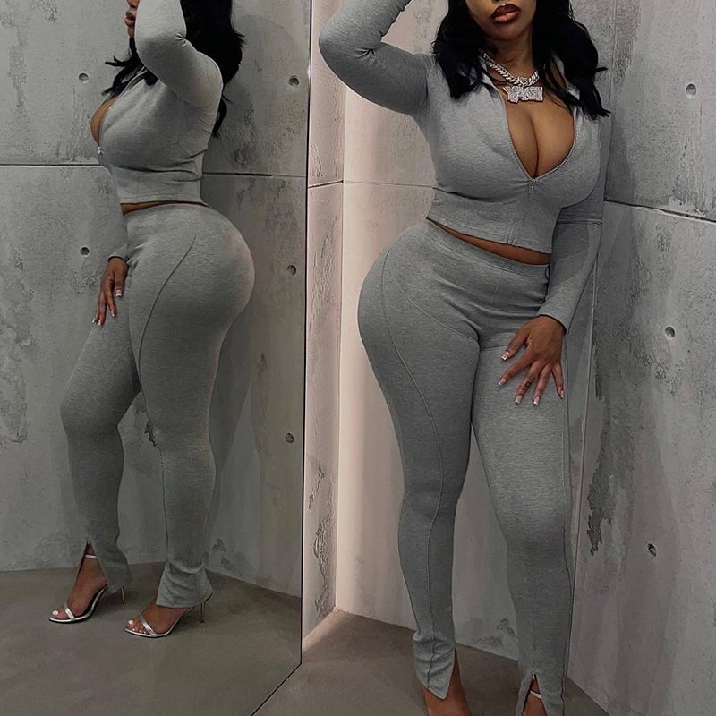 Huili Manufacturer Long Sleeves Crop Top 3pcs Workout Yoga Sets Comfortable Gym Fitness Sets Quick Dry Sport Women Clothes