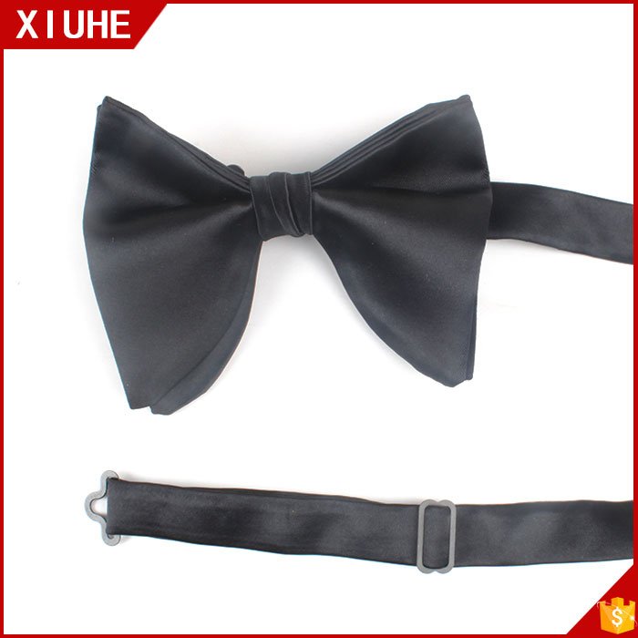 Polyester Bow Ties Custom Womens Girls Pink Black Bowties Custom Multicolor Groomsman Big Bowtie for Wedding