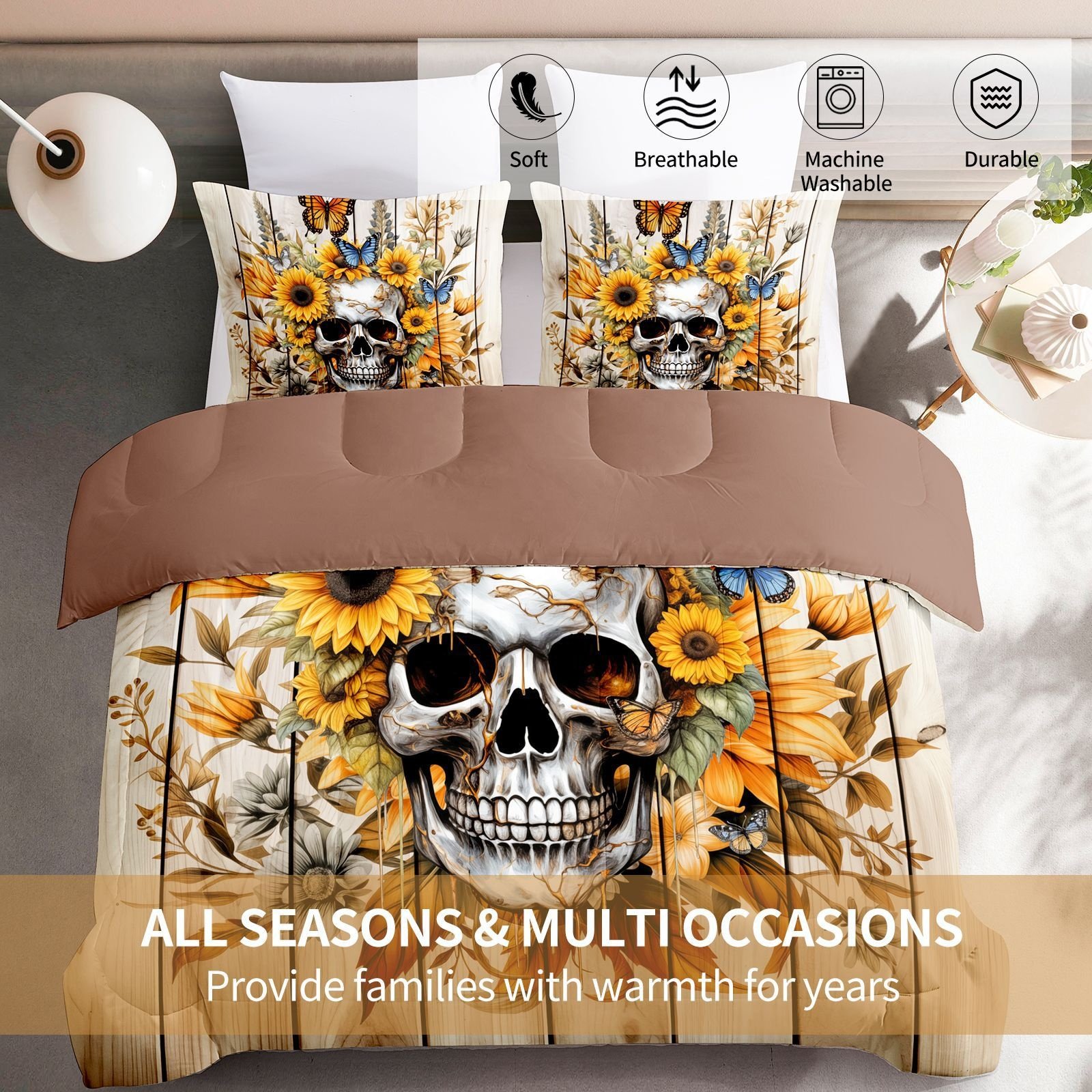 Tie-dyed Duvet Set Painting American Fat Comforter Flower Rabbit Easter Bed Linens Vacuum Packing Amazon FBA Wholesale Duvet Set