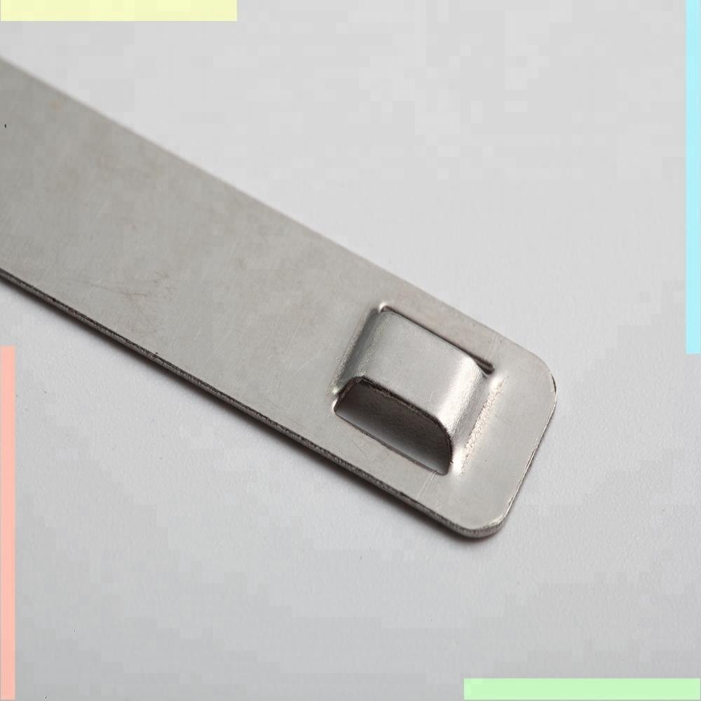Engraved 316 Stainless Steel Cable 19x89mm Cable Tie Tag For Cable Ties