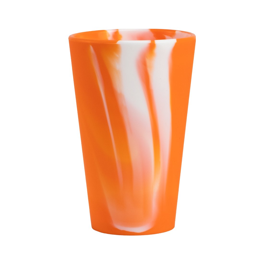 OEM/ODM 480ml Tie Dye Unbreakable Reusable Silicone Drinking Water Coffee Cup Silicone Tumblers Cups With Lids And Straws
