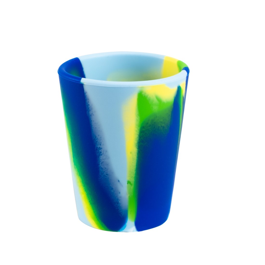 OEM/ODM 480ml Tie Dye Unbreakable Reusable Silicone Drinking Water Coffee Cup Silicone Tumblers Cups With Lids And Straws