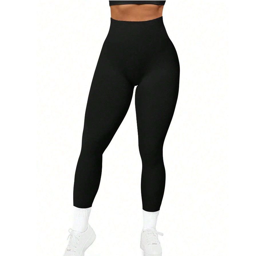 Curves Workout Tights Yoga Pants Contour Seamless Leggings Gym Outfits Butt' Lift Fitness Clothing Sports Wear Pink