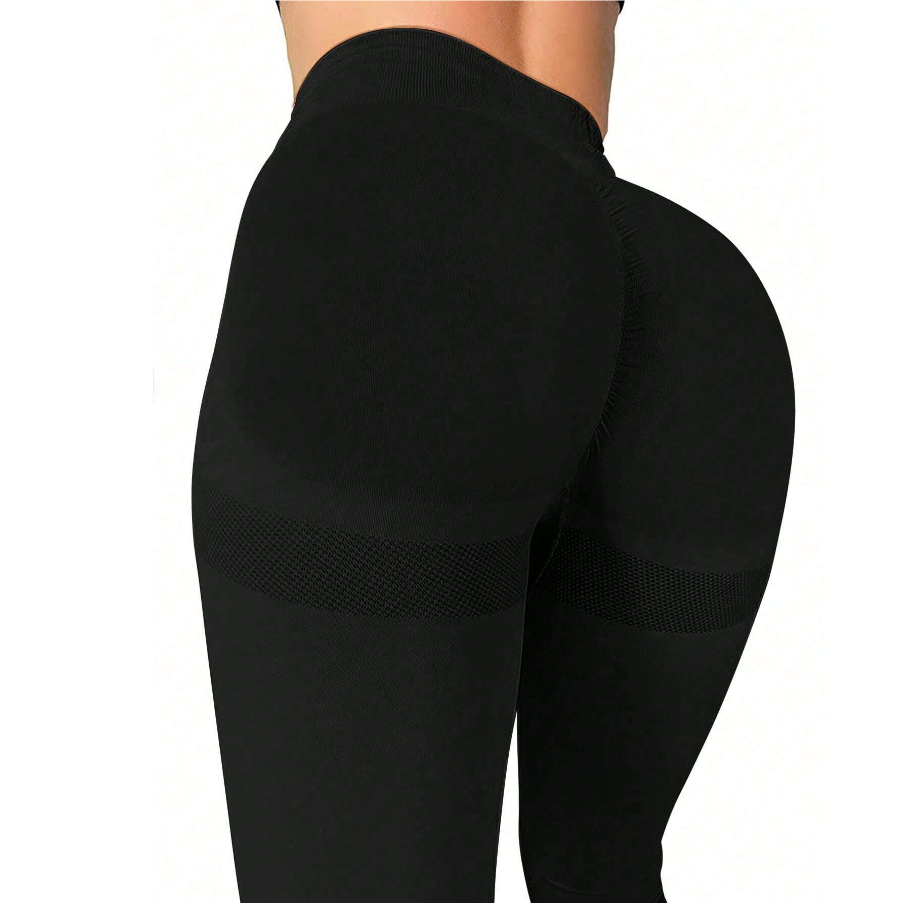 Curves Workout Tights Yoga Pants Contour Seamless Leggings Gym Outfits Butt' Lift Fitness Clothing Sports Wear Pink