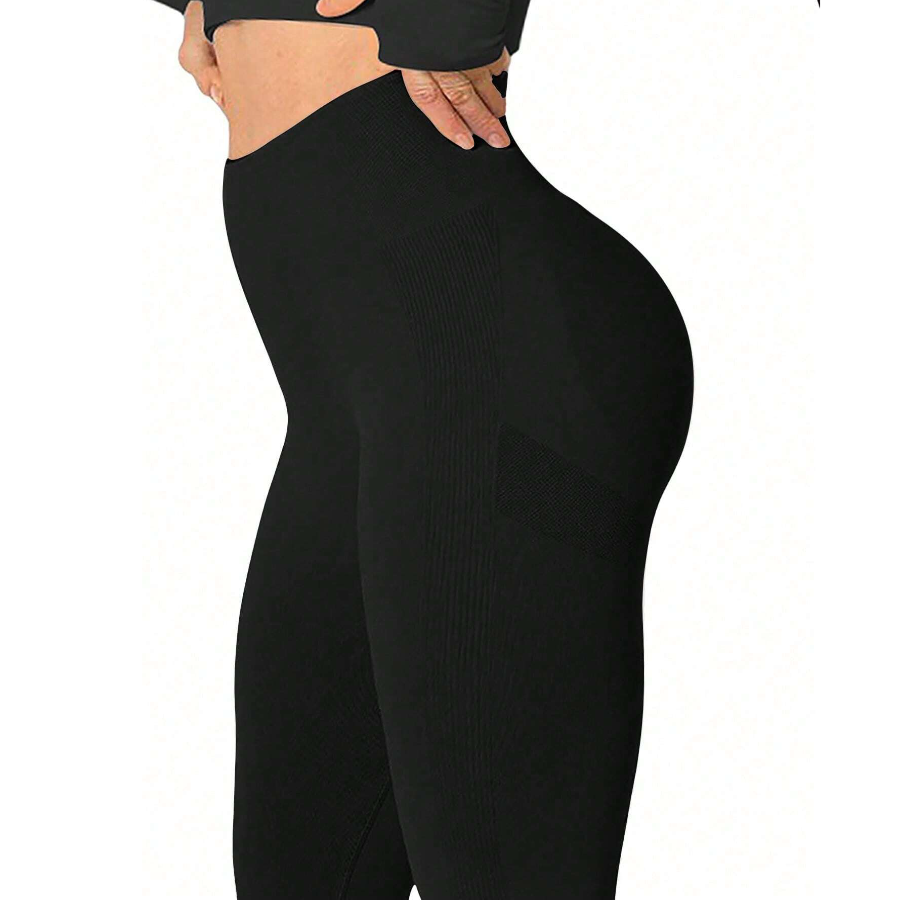 Curves Workout Tights Yoga Pants Contour Seamless Leggings Gym Outfits Butt' Lift Fitness Clothing Sports Wear Pink