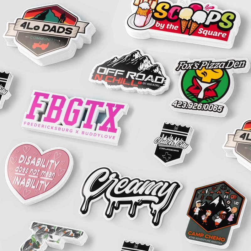 Custom High Quality Shiny Die Cut Logo Sticker Waterproof Vinyl Paper Printing Packaging Label HD Printing Adhesive Feature
