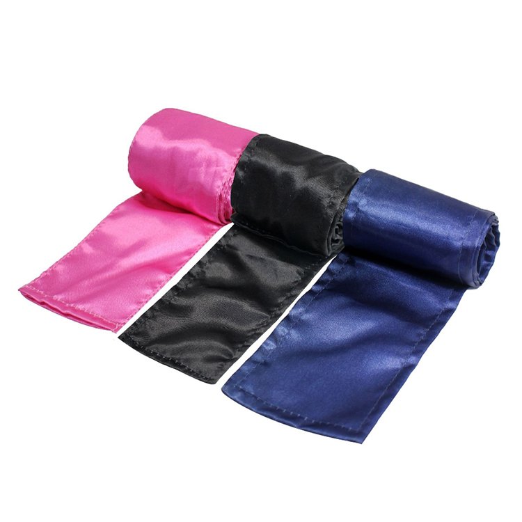 Wholesale Custom Logo Satin Bonnets Drawstring Bag Wig Elastic Melt Band Reversible Silk Hair Bonnet And Satin Hair Wraps