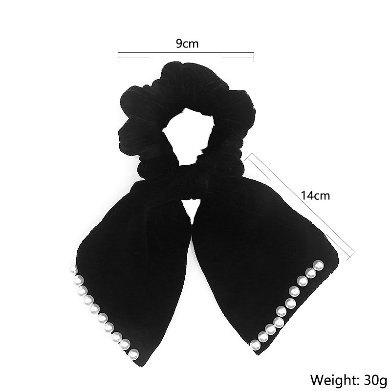 Luxury Elastic Bands Bow Scrunchy Hair Ties Scrunchies Tail Scrunchies