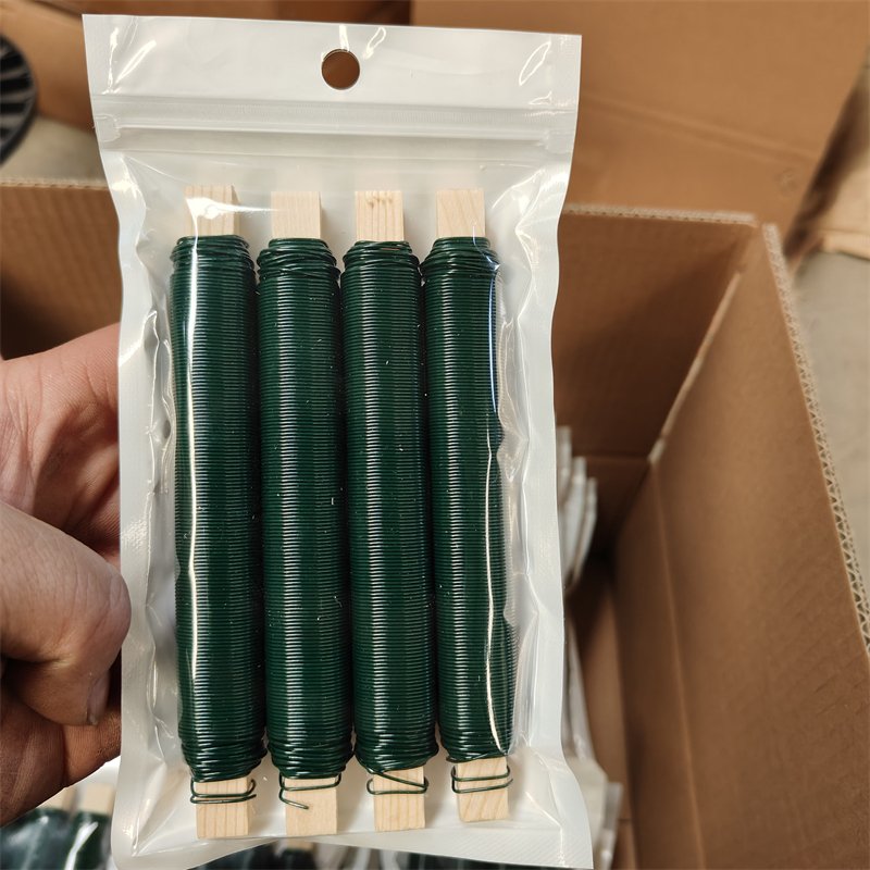18 20 22 26 gauge bright silver green floral wire florist wire
