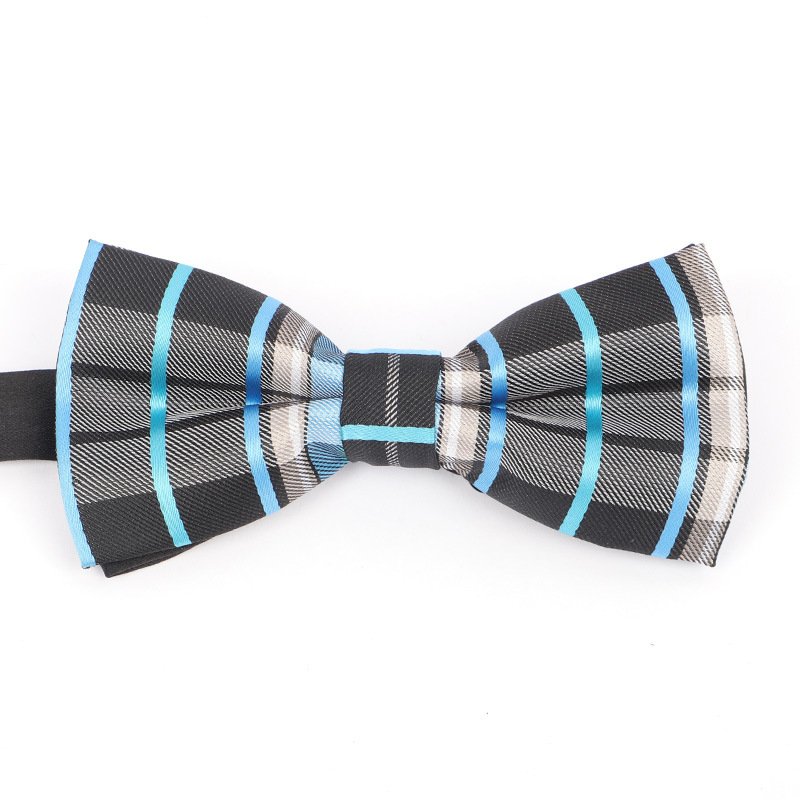 New Arriving Men's Business Formal Tie Vintage Plaid Printed Bow Tie Cotton Bowties Fashion Collar Accessories For Wedding