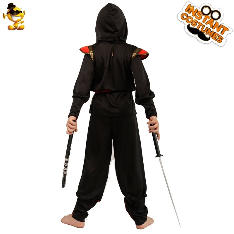 Halloween Party Cosplay Ninja Costume children Cool Gloden Dragon Ninja costumes for boys