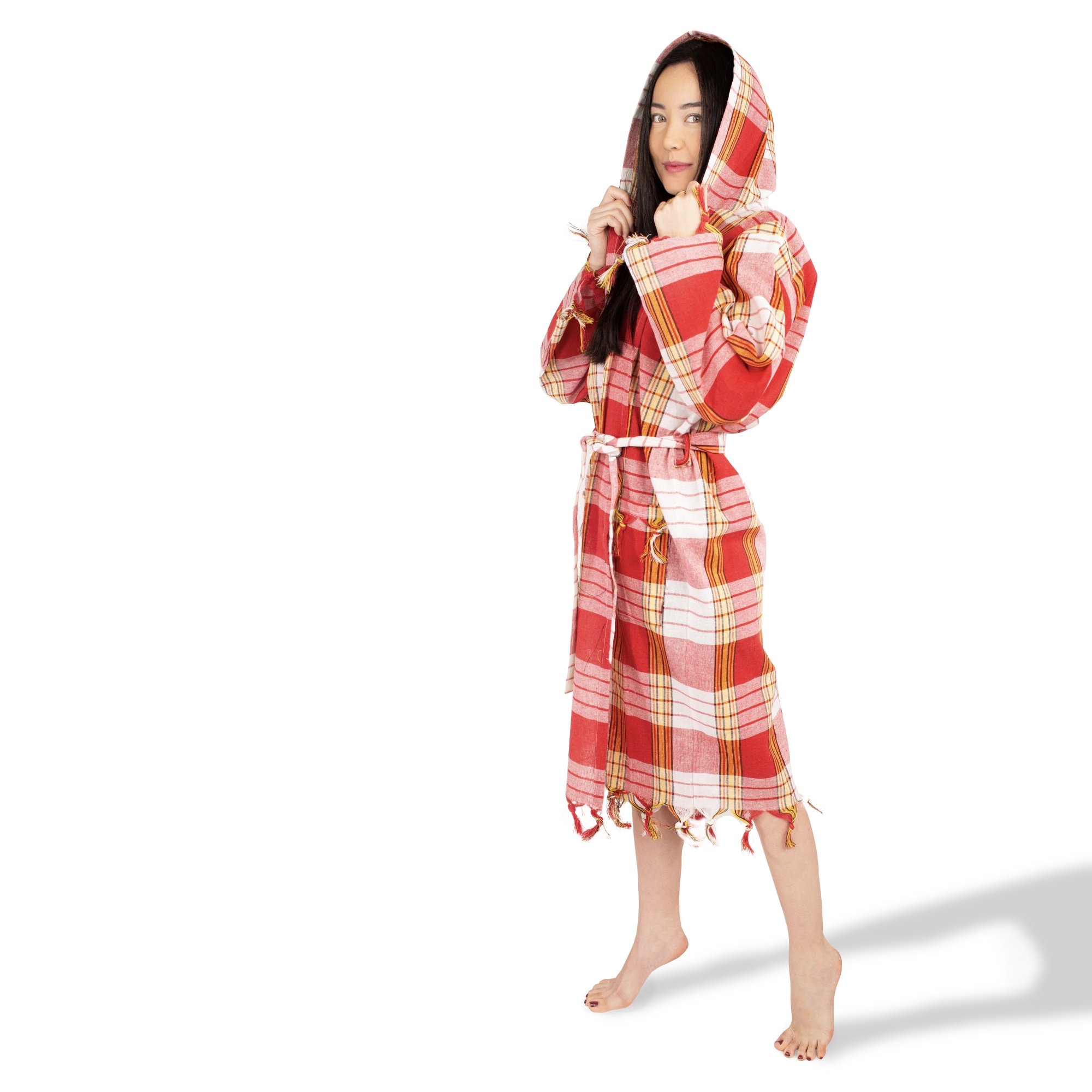Unisex Quick-Drying XL Bathrobe Multi-Colored Cotton Turkish Towel for Hotel SPA Shower Thermal Features for Home Use for Women