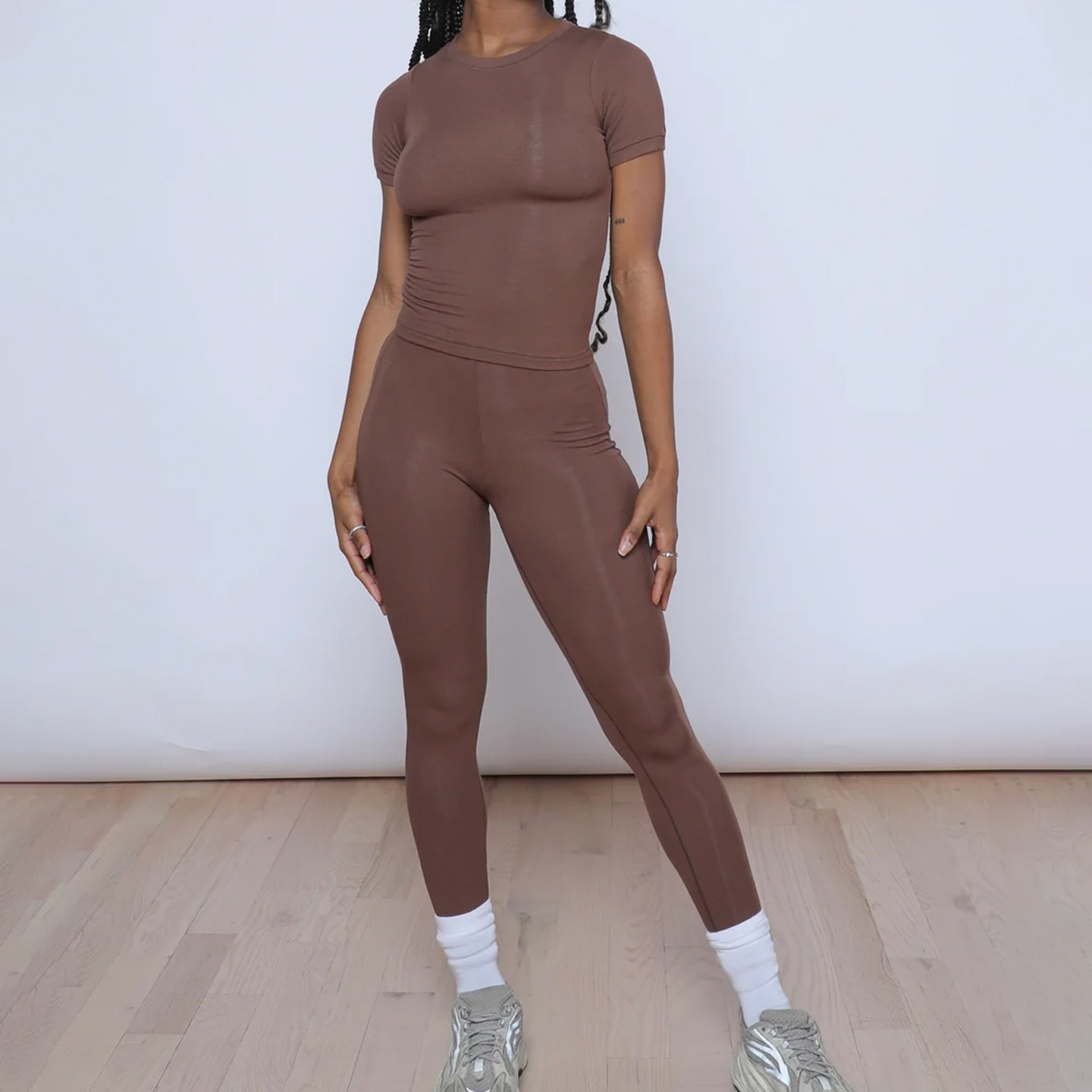 Custom Loungewear Women Sets Comfy Rayon Cotton Ribbed Tank Top Leggings Women's Lounge Wear Summer Two Piece Shorts Sets