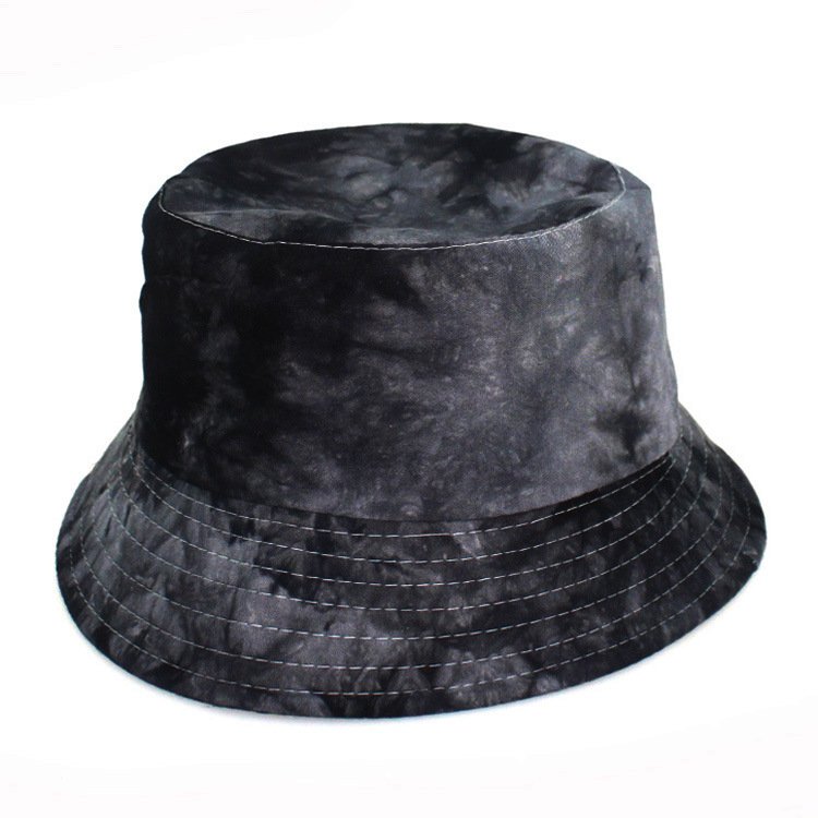 wholesale New design Custom design tie dye bucket hat colorful tie dye rainbow reverse bucket hat