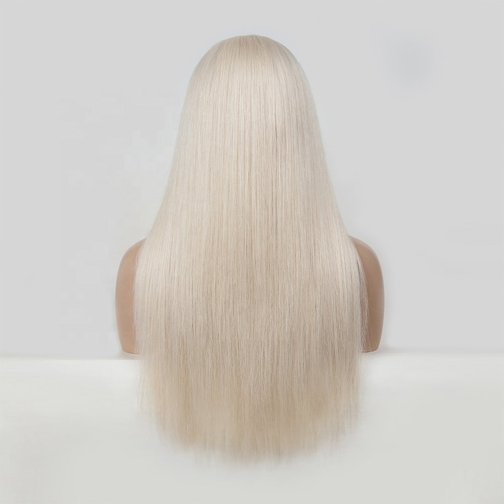 luxury silicone base cap #60 silk raw European Russian human hair hidden knots full medical wig for alopecia