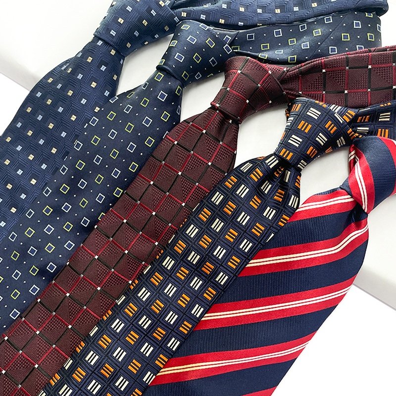 Wholesale business cravatte da uomo seta 100% silk ties corbatas para hombre corbatas de seda los hombres neckties for men silk