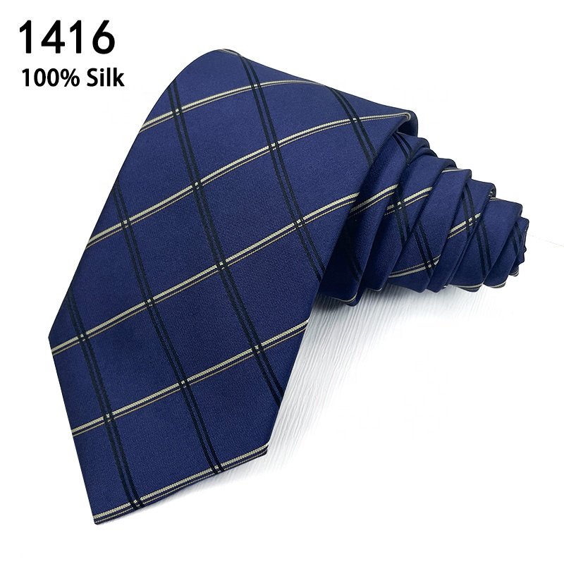 Wholesale business cravatte da uomo seta 100% silk ties corbatas para hombre corbatas de seda los hombres neckties for men silk