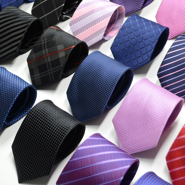 Classic Men's Tie Silk Necktie Woven JACQUARD Neck Ties