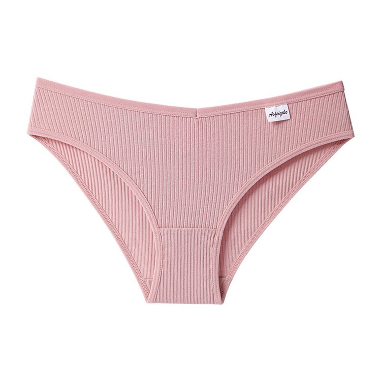 Sexy pure cotton underwear for women Japanese style mid rise girls student triangle underwear seamless hip lifting underwear