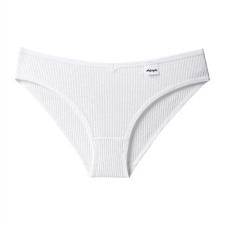 Sexy pure cotton underwear for women Japanese style mid rise girls student triangle underwear seamless hip lifting underwear
