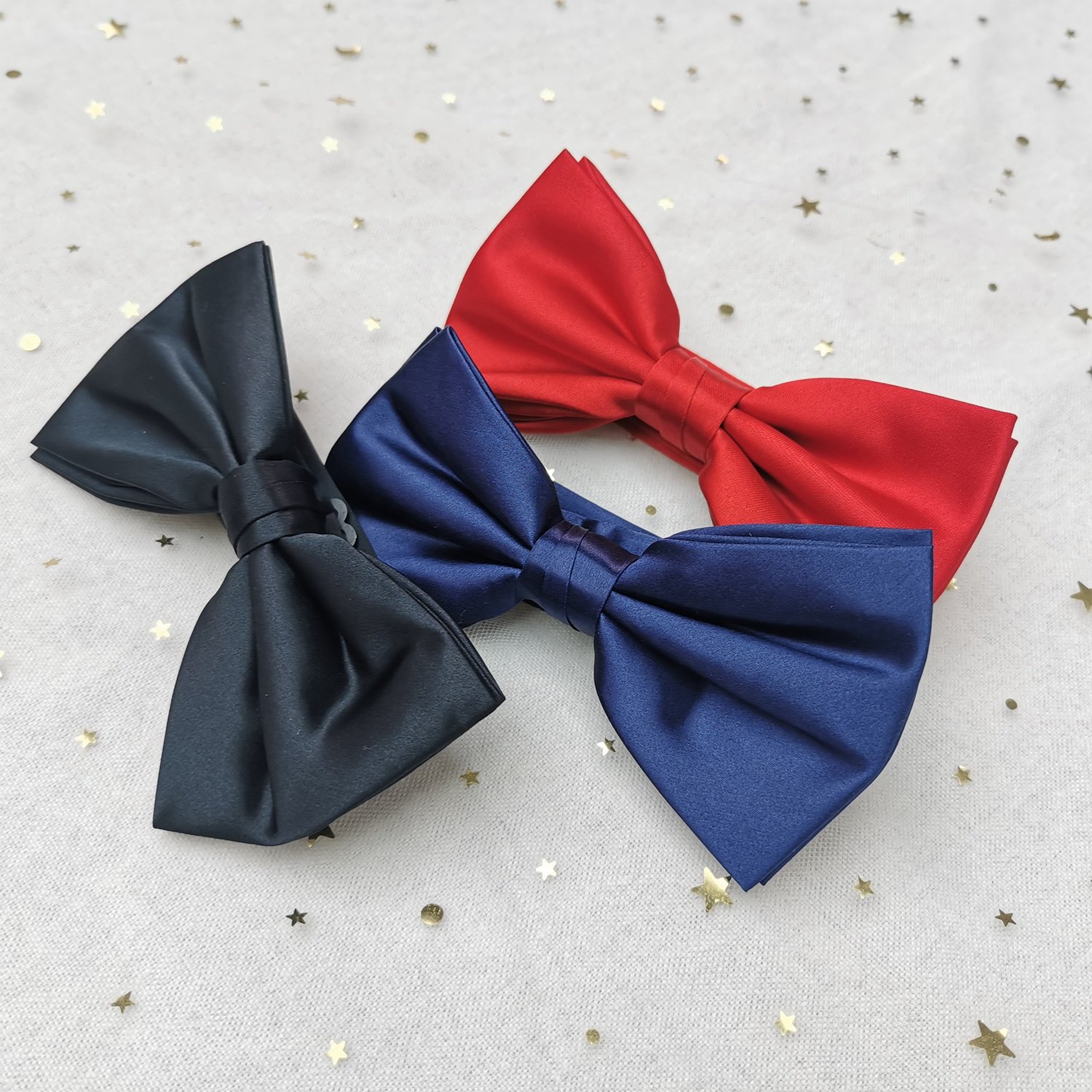 100% silk luxury silk bow tie customised thickness with multi colours